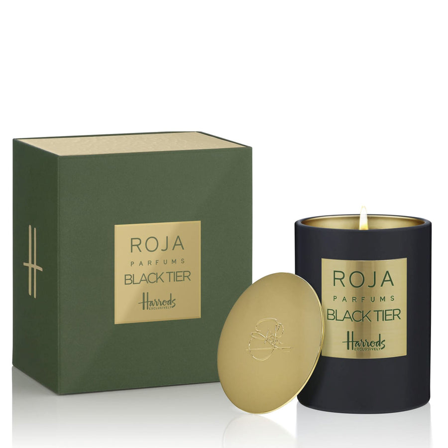 Harrods Black Tier Candle Roja Parfums 