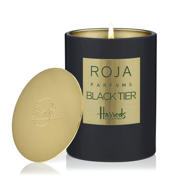 Harrods Black Tier Candle Roja Parfums 300g 